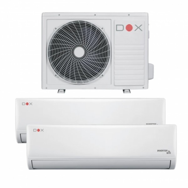 Aer conditionat multisplit, radox dox, 1 x ue 27000 btu, 2x ui 12000 btu cu wifi