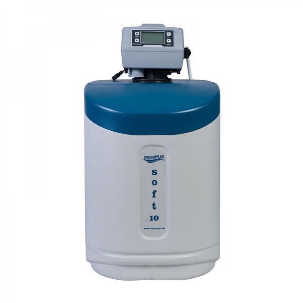 Statie dedurizare aquapur soft 10 cab q=0,8mc/h sare 23kg (cu by-pass)